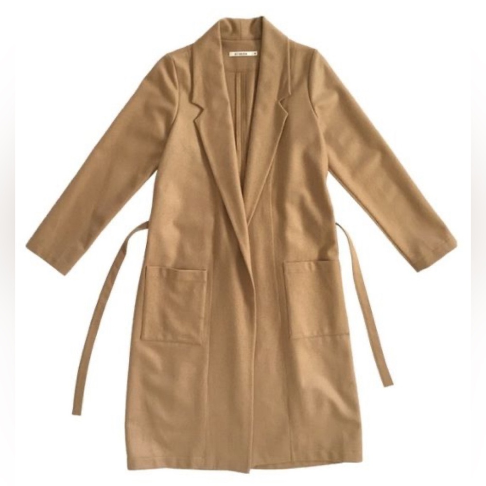 Ali Golden Wool Coat